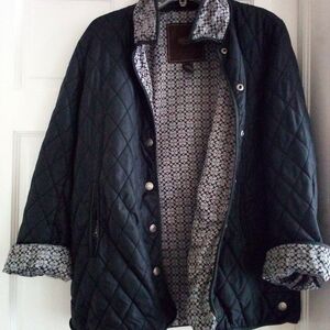 Coach Black Quilted Jacket for Women